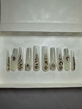 Handmade press on nails XL😍